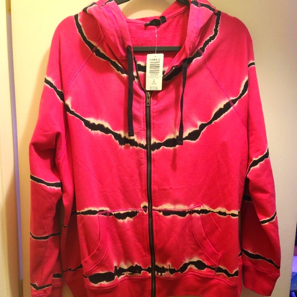 Torrid zippered hoodie sweatshirt
